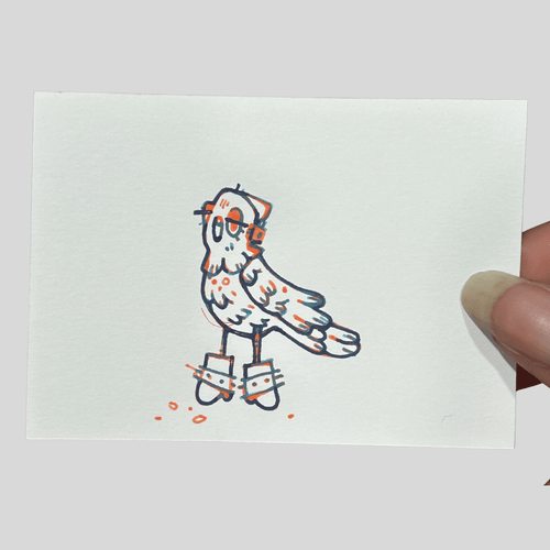 ACEO Miniature Art, original art, It’s Not A Faze