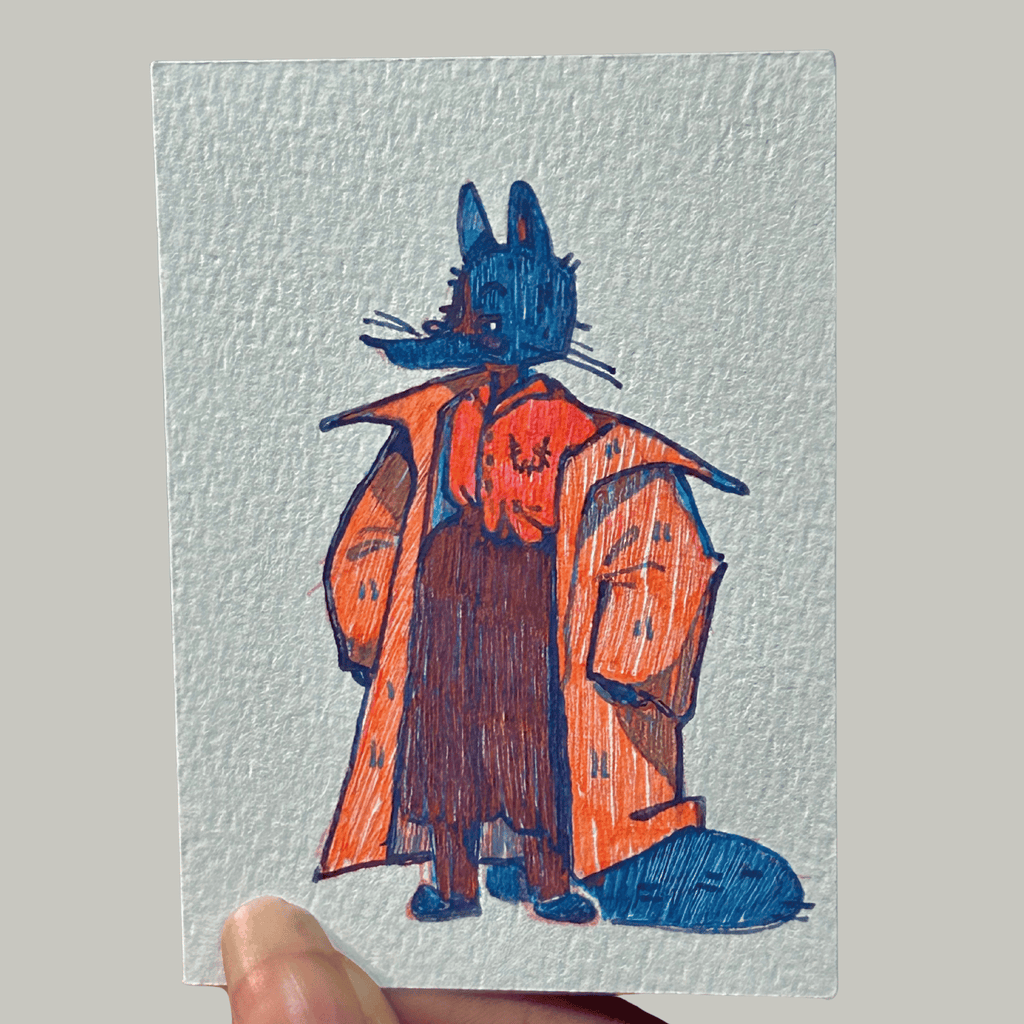 ACEO Miniature Art, original art, Street Fashion