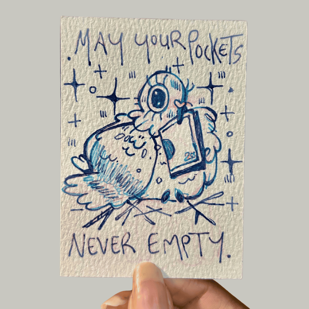 ACEO Miniature Art, original art, Pigeon 2/4