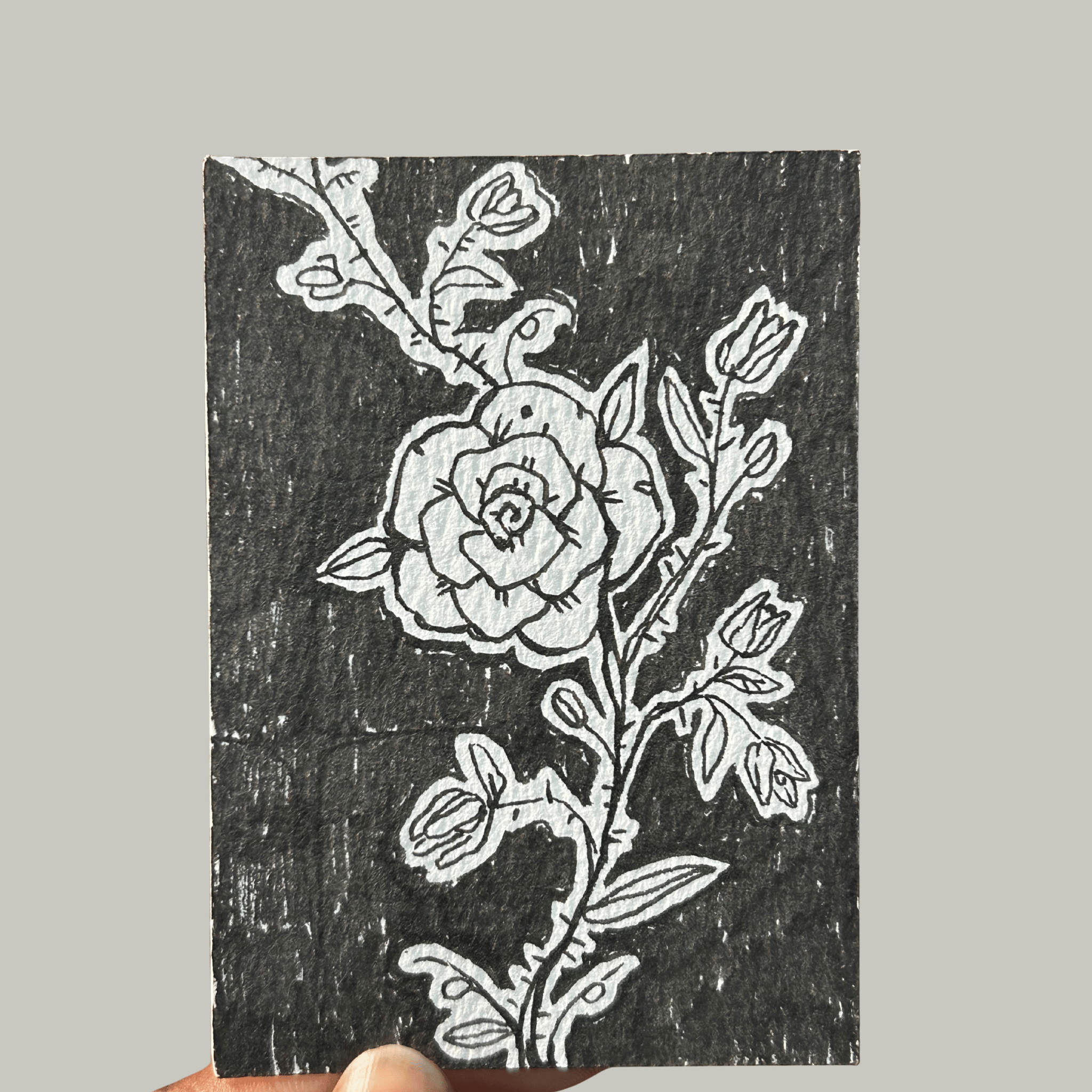 ACEO, original art, 1st bloom